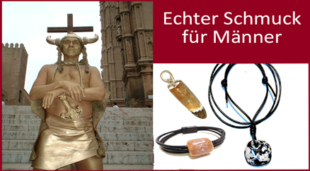 Echter Naturschmuck für Männer, denn immer mehr setzen auf Accessoires, um ihren Stil zu unterstreichen SteinARTig Männerschmuck