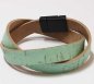 Preview: Kork Wickel-Armband in Mint