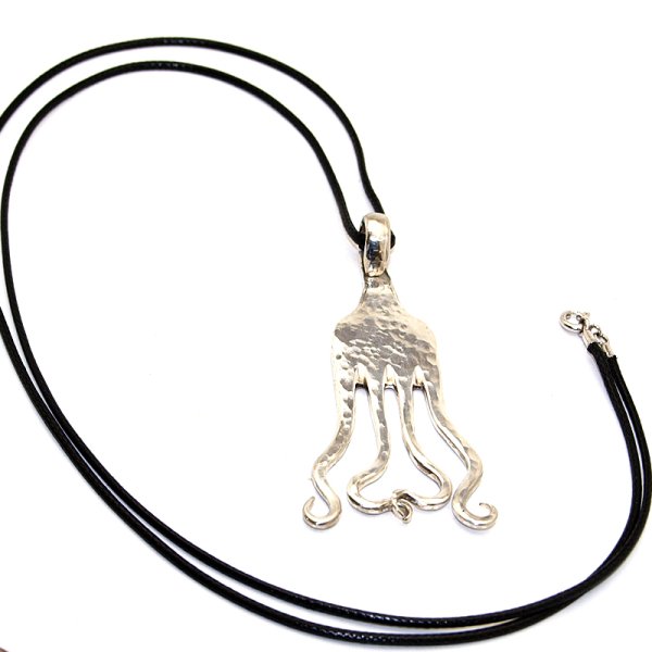 Gabel Anhänger mit 80 cm Textilkette